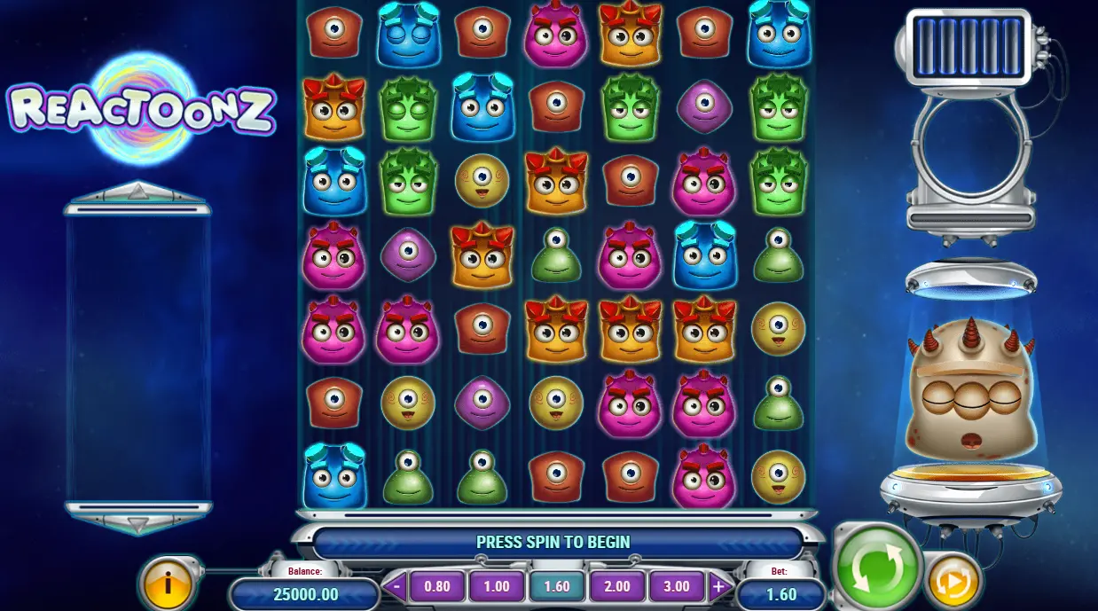 reactoonz mobile